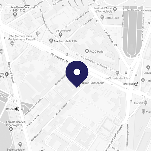 Carte siège First Avenue